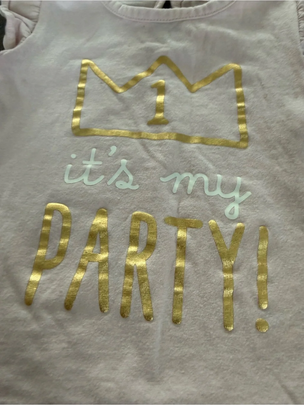 Carter’s First Birthday Shirt